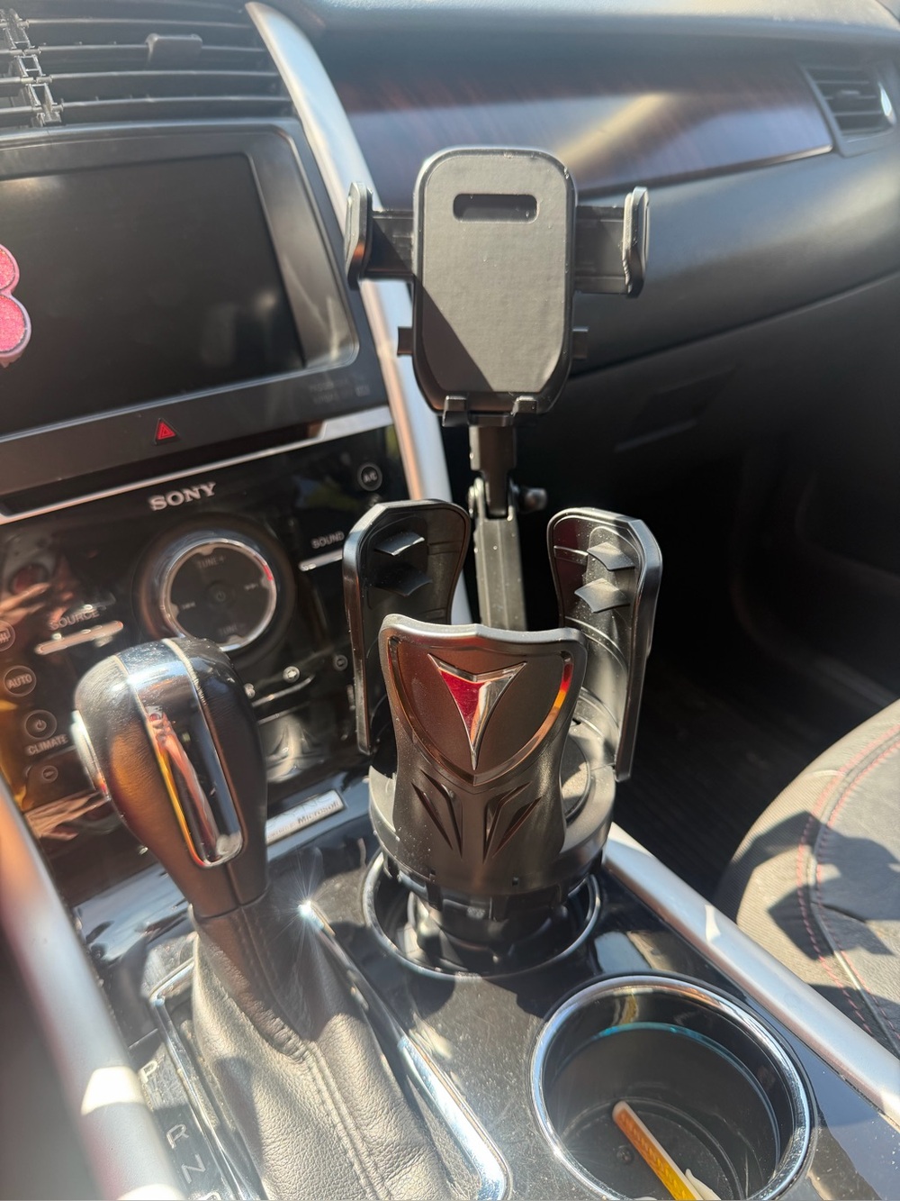 Phone Holder for Your Car, 2 in 1 Adjustable Stable Car Cup Phone Holder